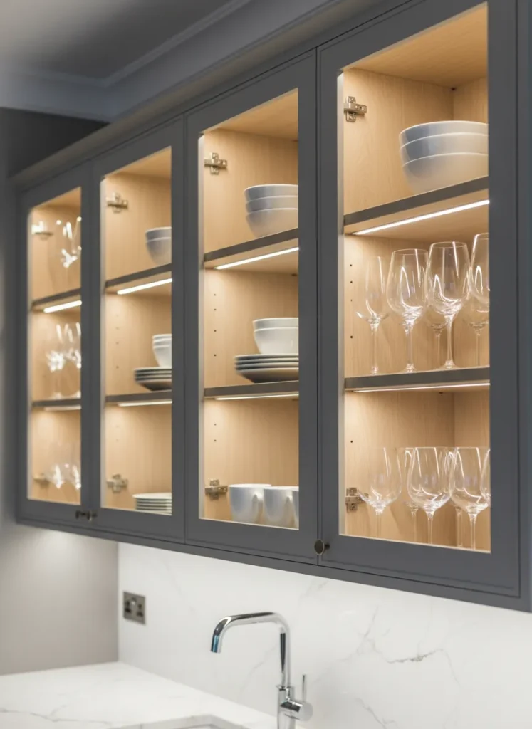 Glass Front Cabinets