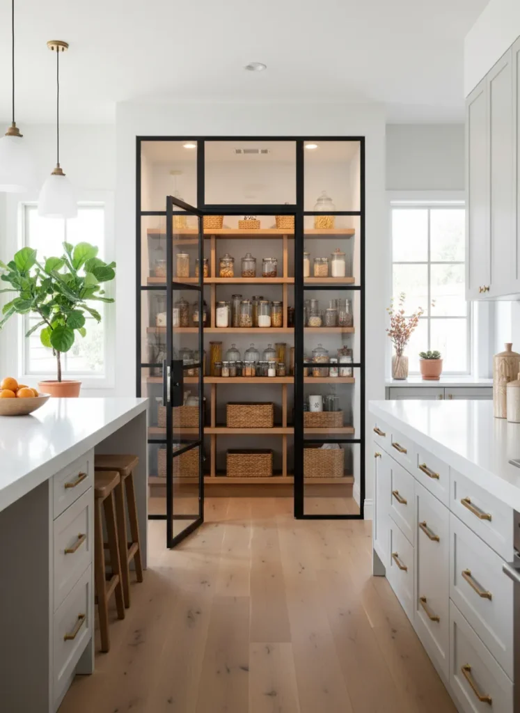 Glass Partition Pantry