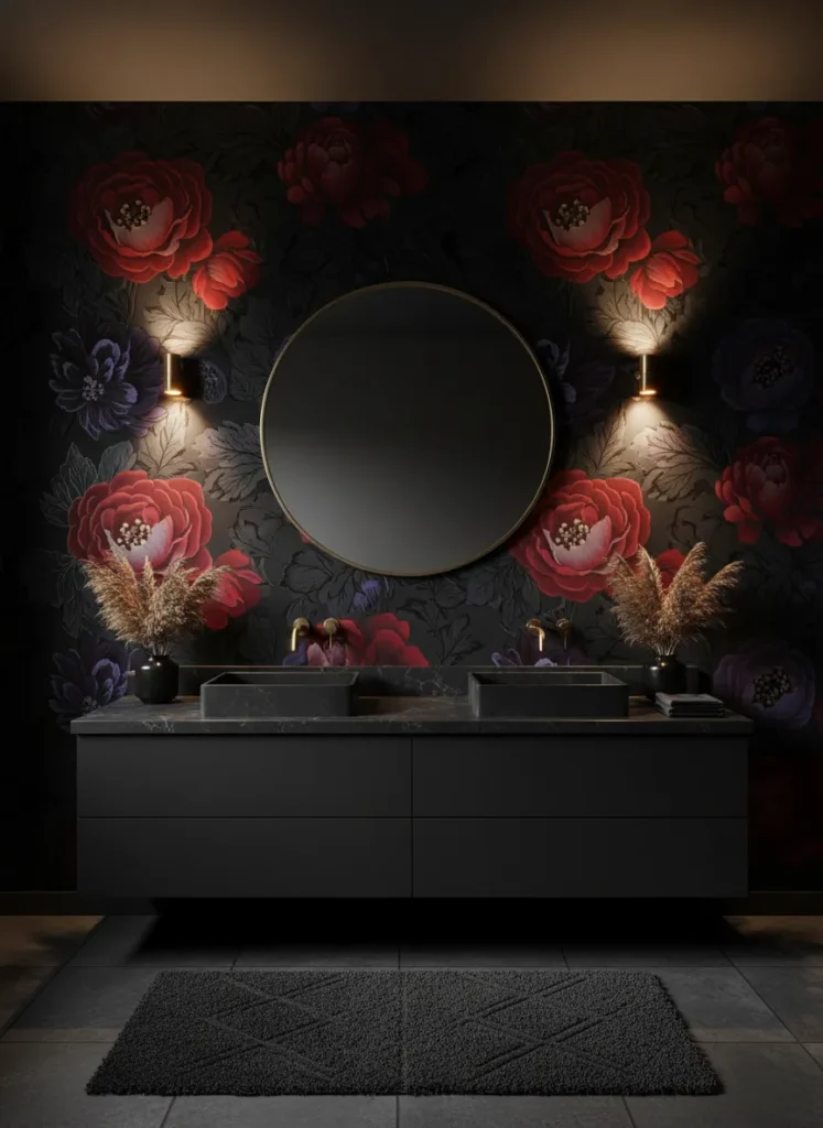 Go Dark and Moody with Florals