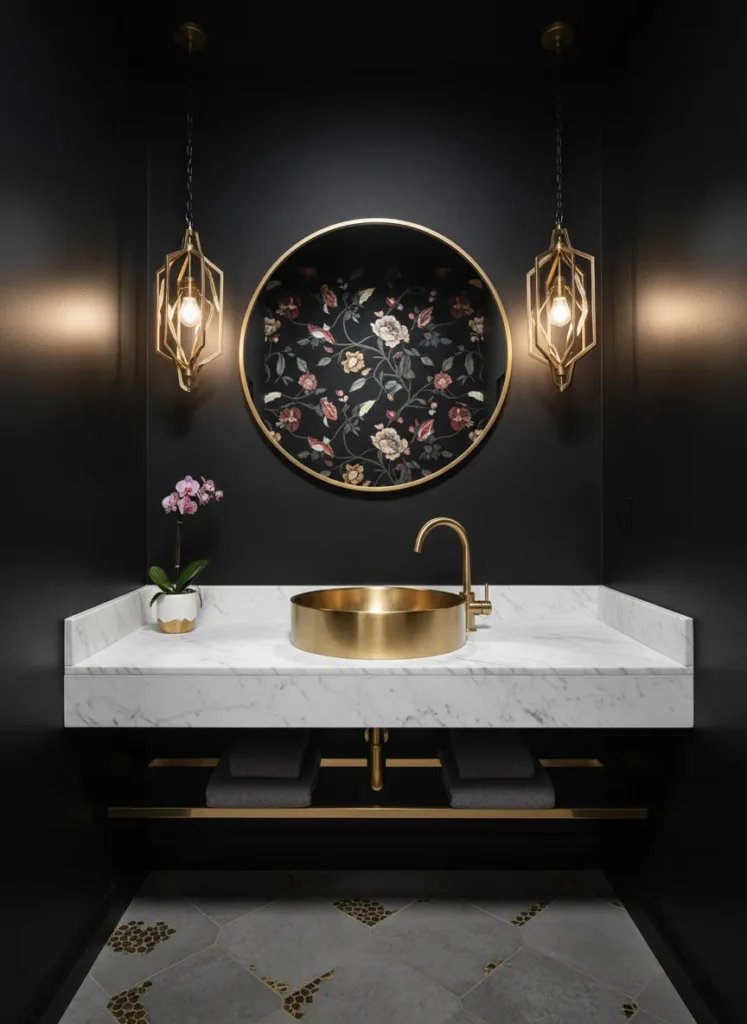 Gold and Black Contrast