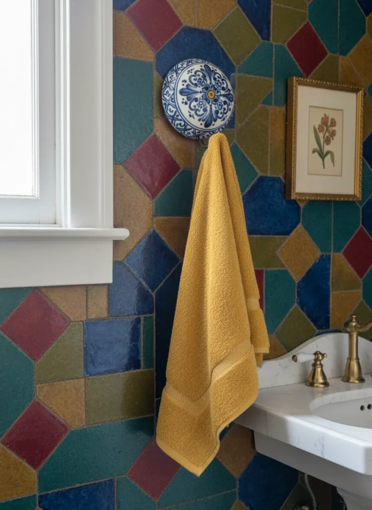 Hand-Painted Ceramic Hook