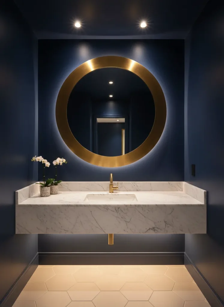 Hang a Large Statement Mirror