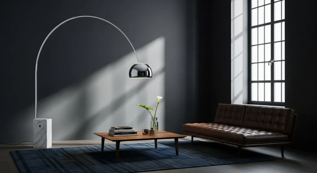 Hang an Arco Floor Lamp