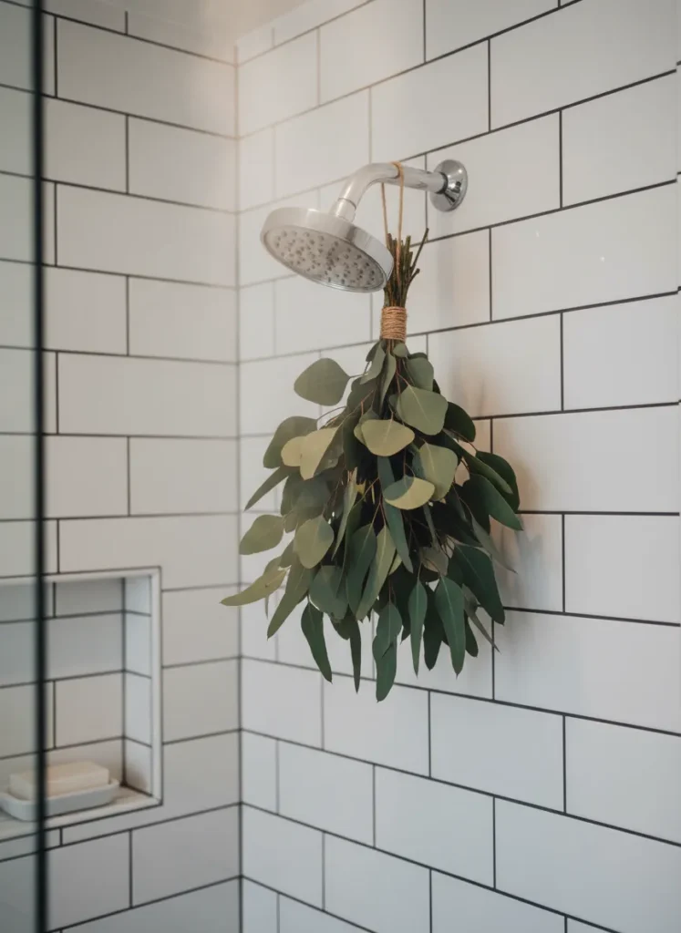 Hanging Eucalyptus Bundles