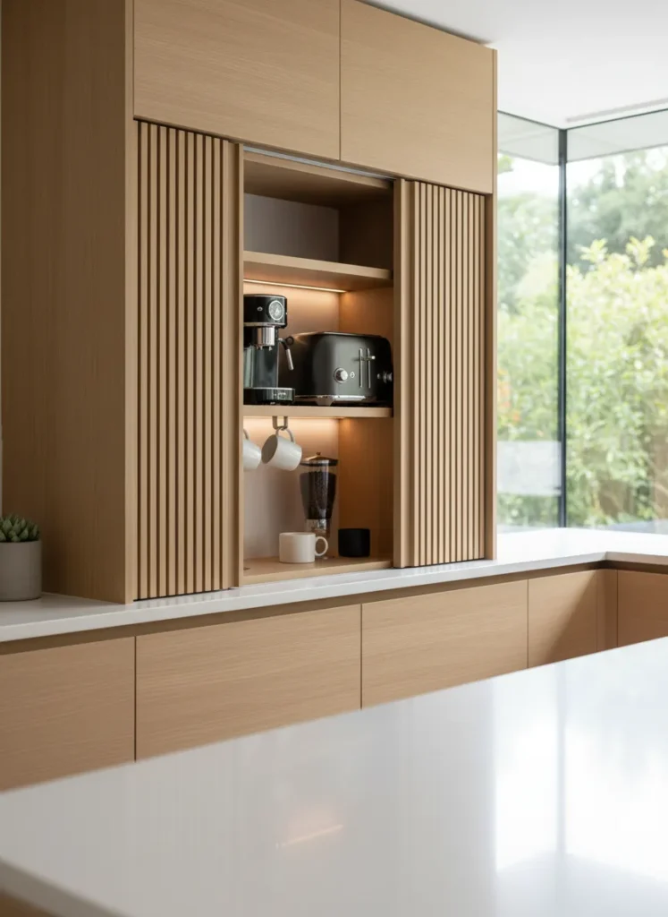 Hidden Appliance Garages