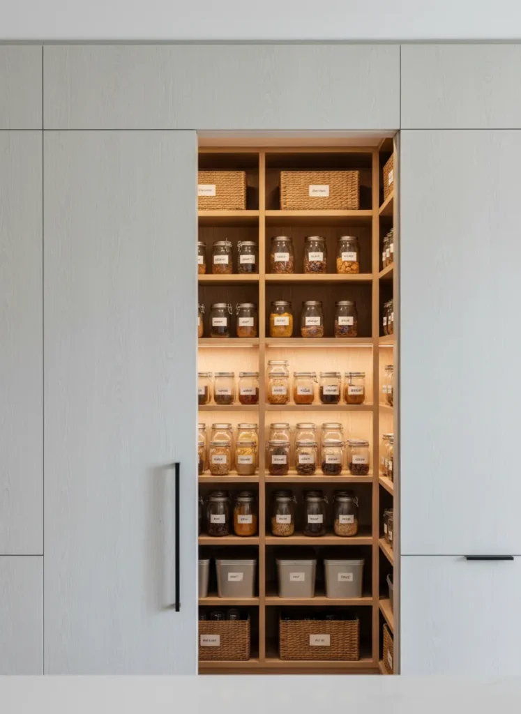 Hidden Walk-In Pantries