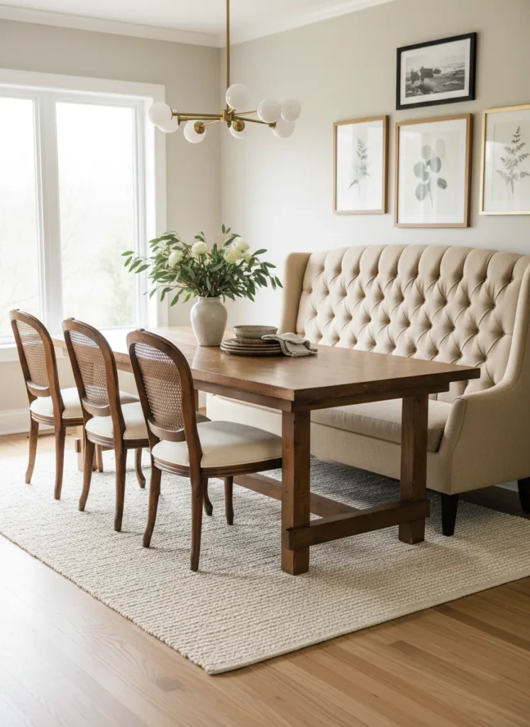 High-Back Bench Seating