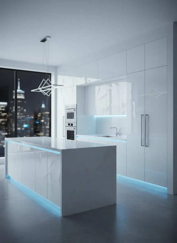 High Gloss Modern White