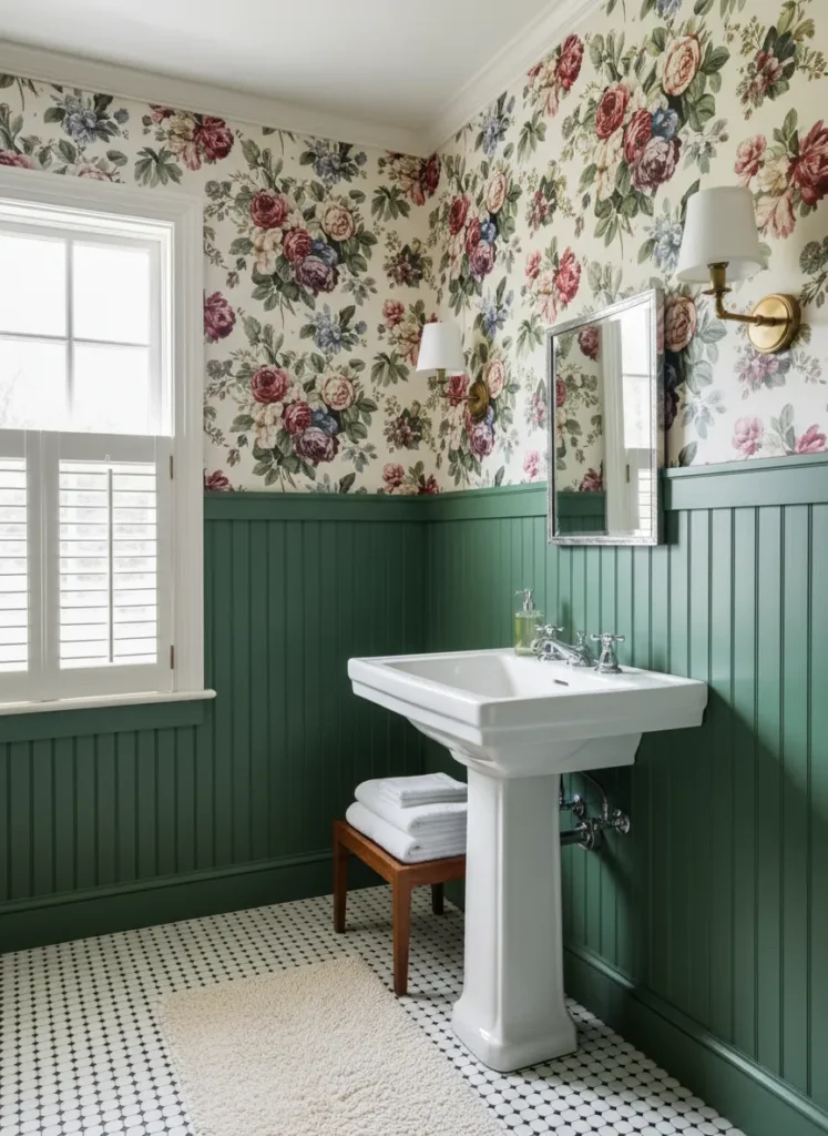 Hunter Green Beadboard