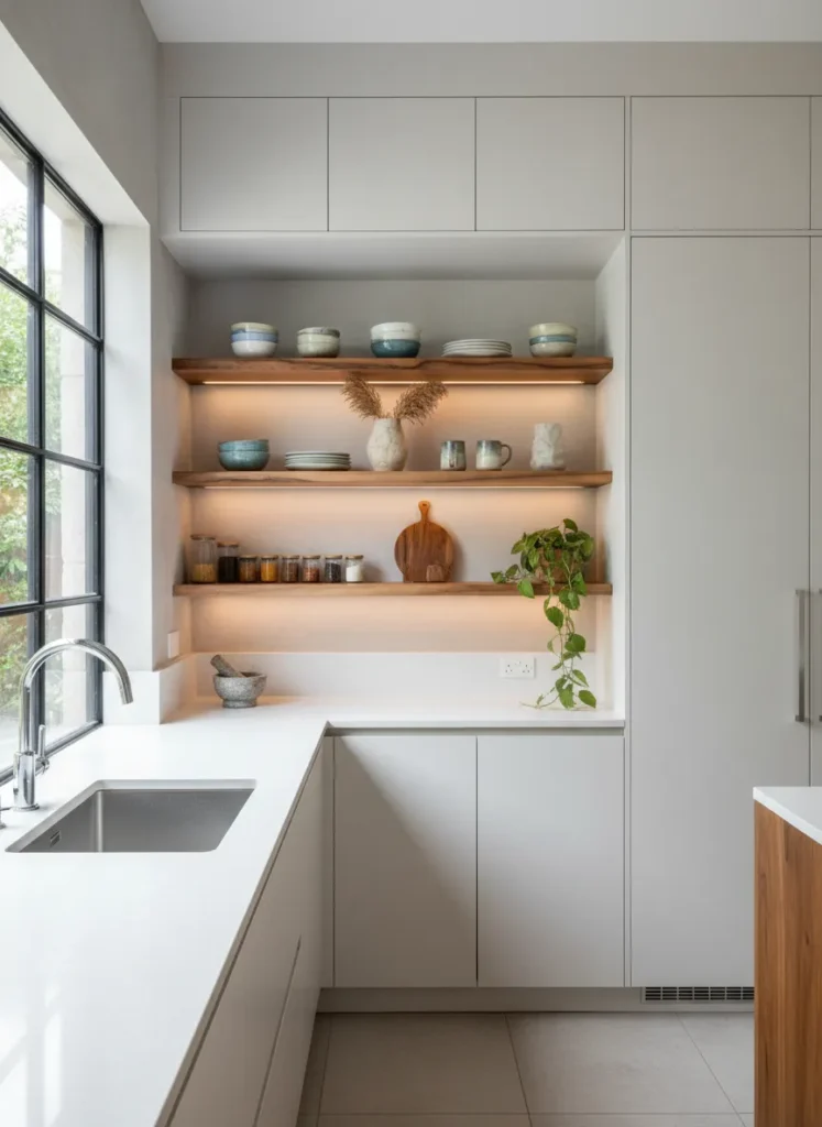 Hybrid Open Shelving