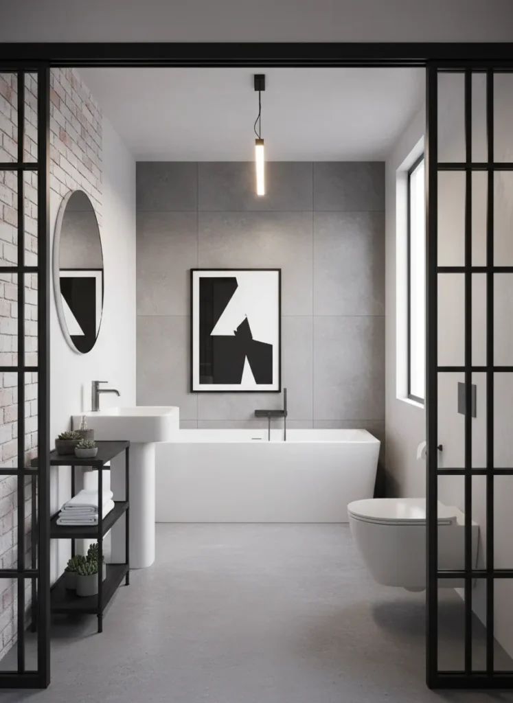 Industrial Metal and Glass