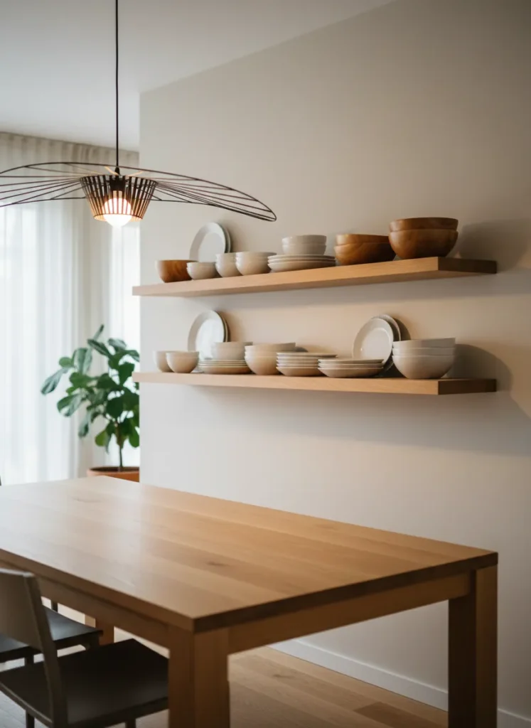 Install Floating Wooden Shelves