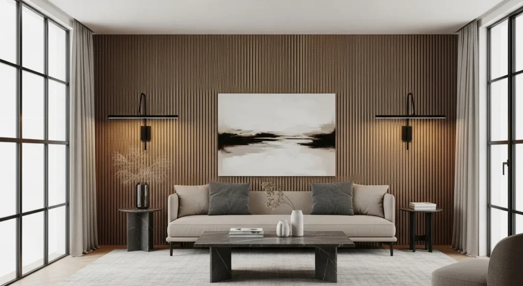 Install Wood Slat Walls