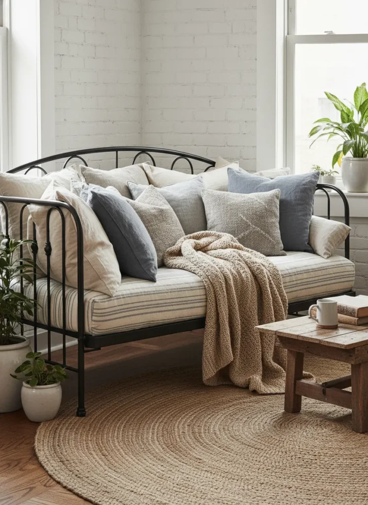 Iron Bed Frames as Daybeds