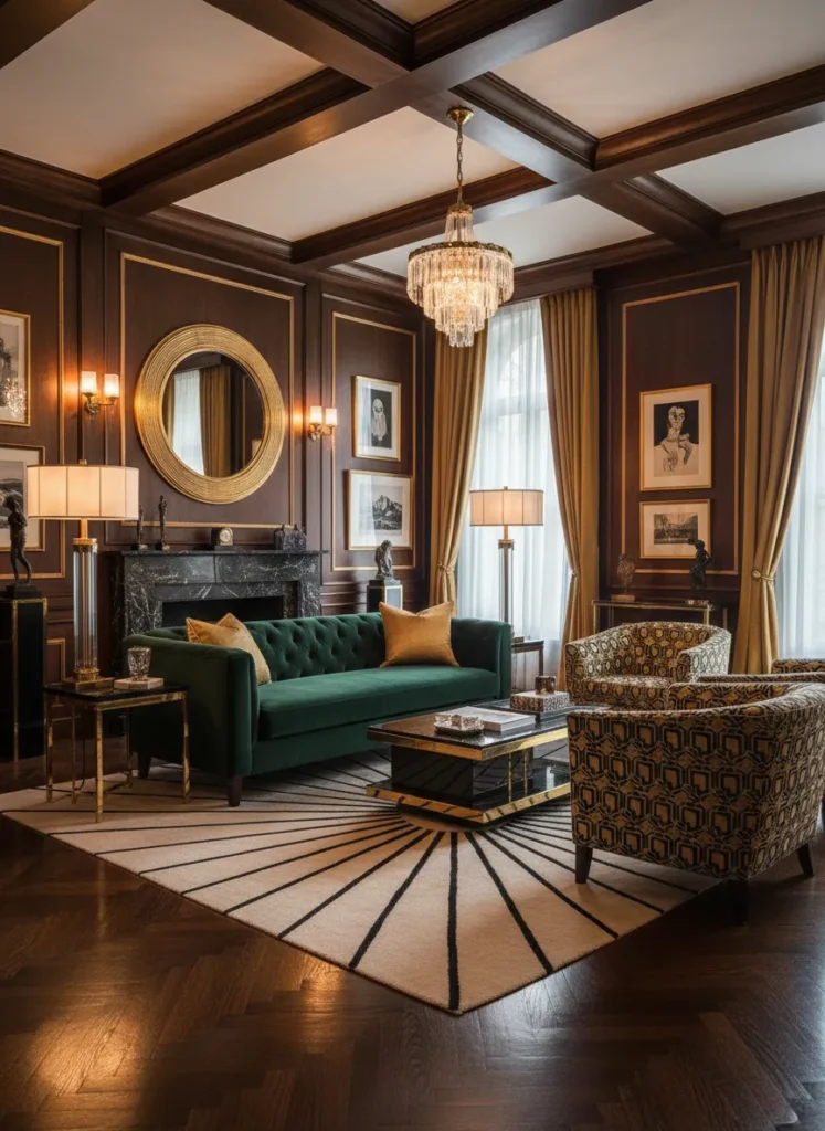 Jewel Tone Velvet Sofa