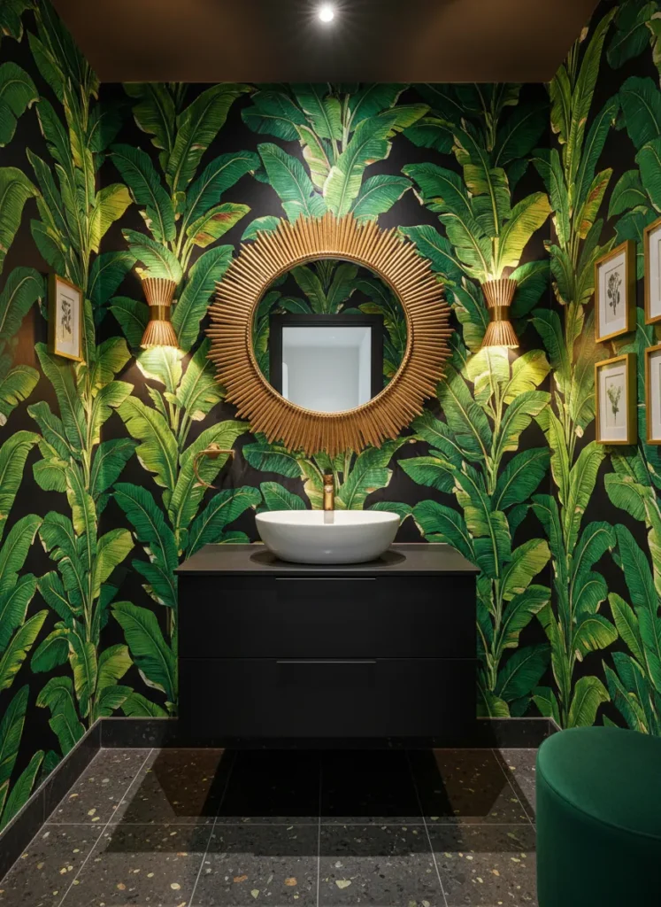 Jungle Leaf Wallpaper