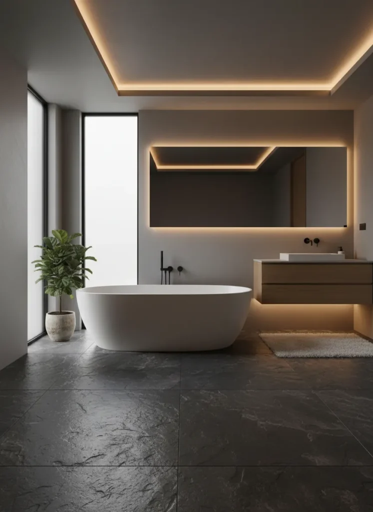 Large Format Slate Flooring