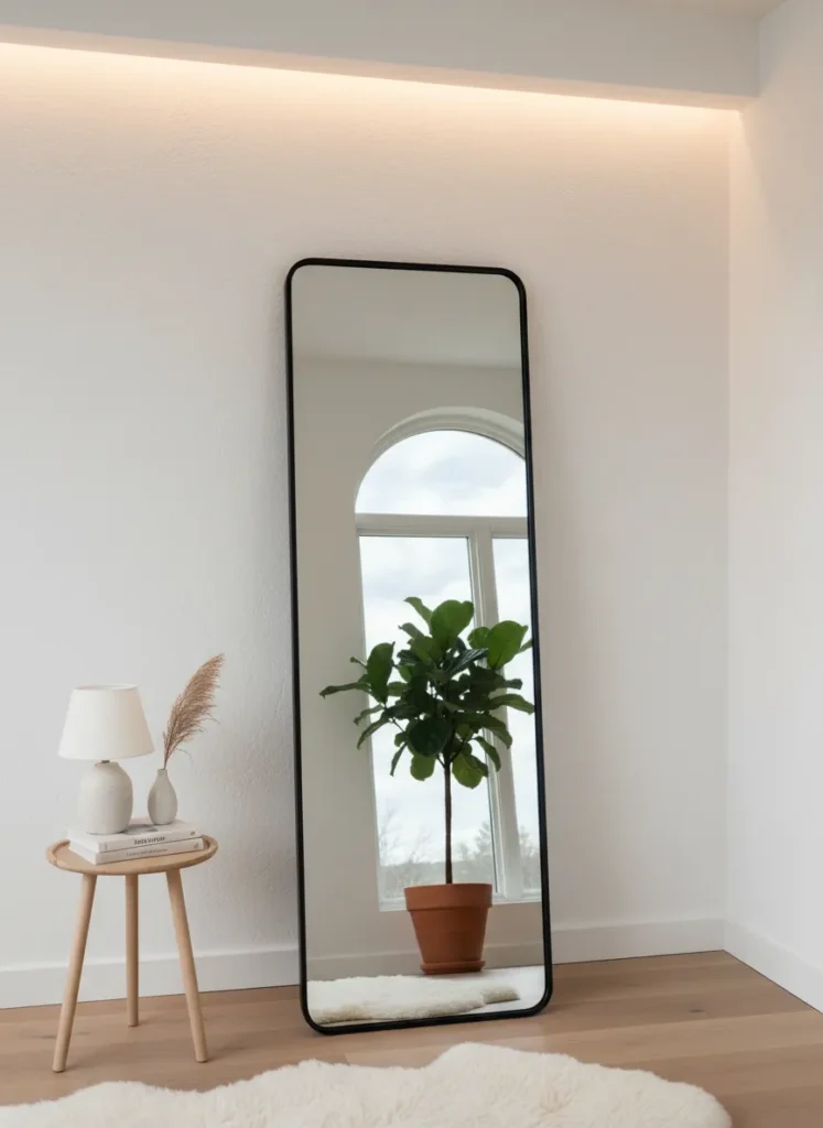 Large Leaning Mirrors