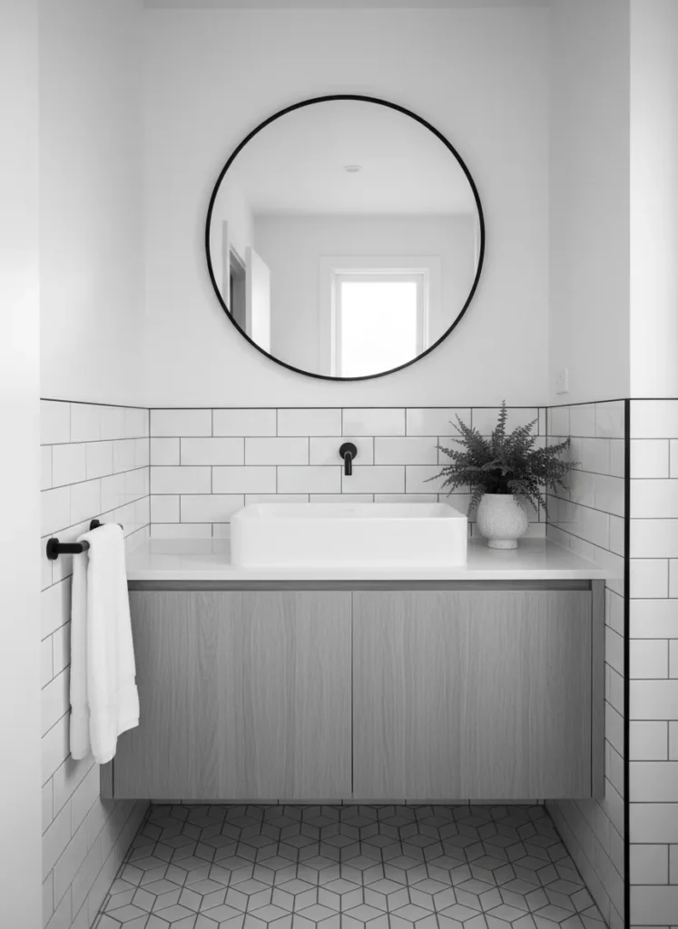 Lay Down Geometric Floor Tiles