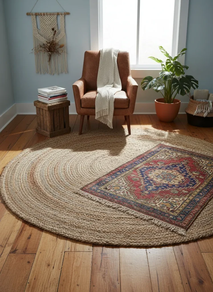 Layered Vintage Rugs