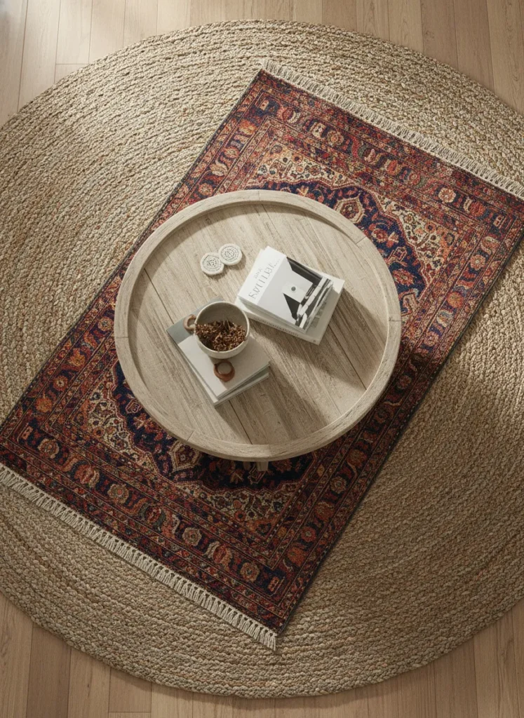 Layered Vintage Rugs