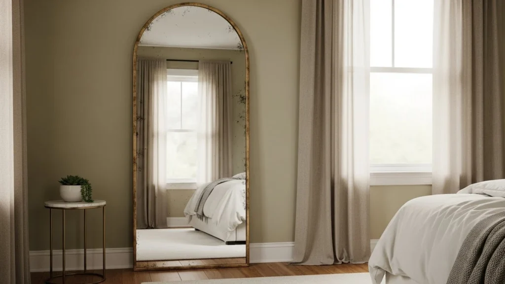 Lean a Large Floor Mirror