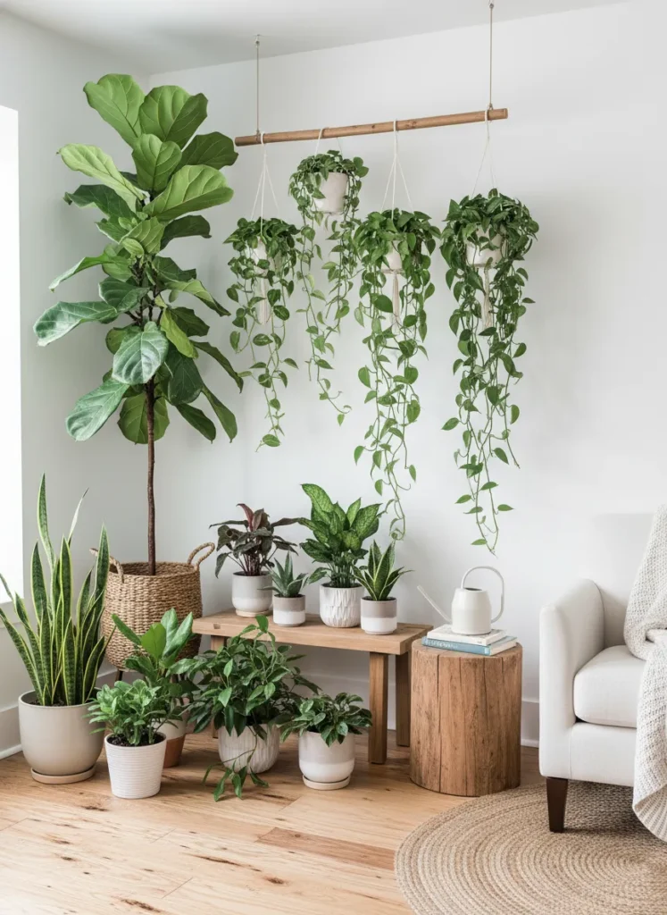 Lush Indoor Plants