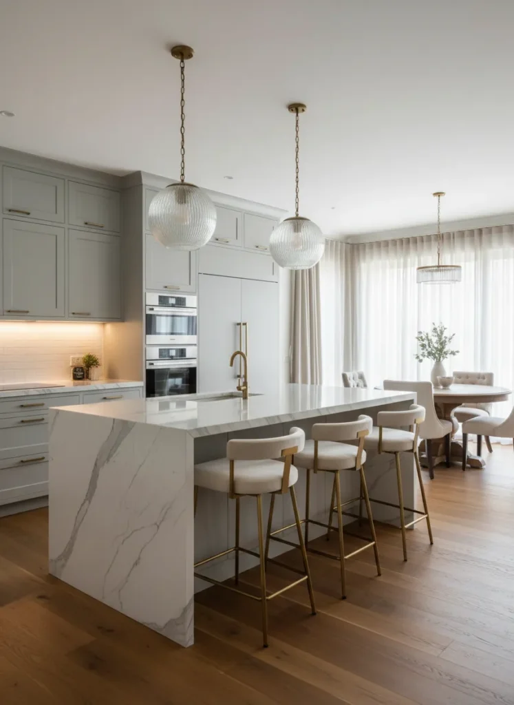 Marble Waterfall Islands