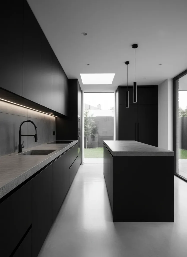 Matte Black Minimalist