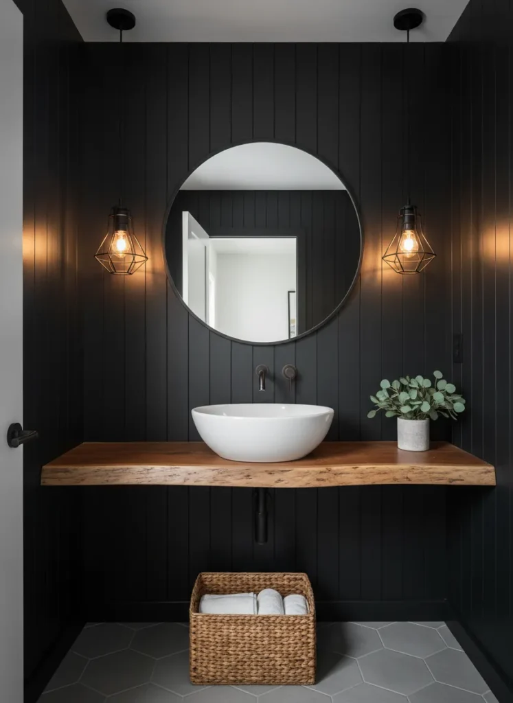 Matte Black Shiplap