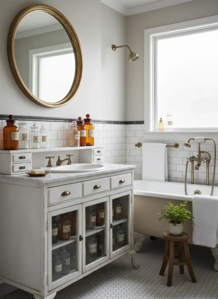 Metal Apothecary Cabinet