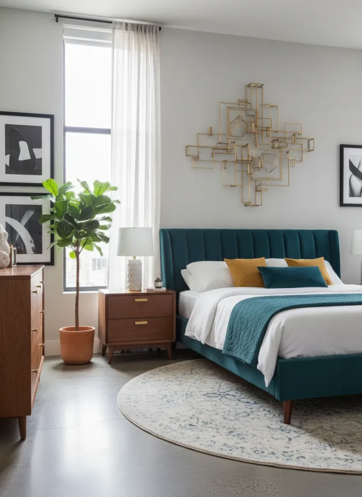 Metal Geometric Sculpture