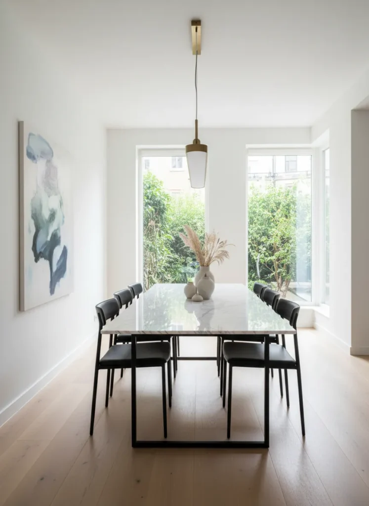 Minimalist Marble Tables