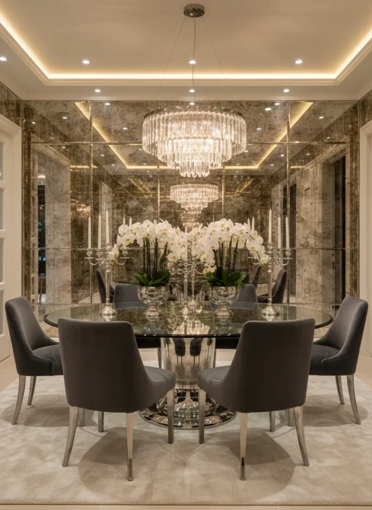 Mirrored Wall Panels