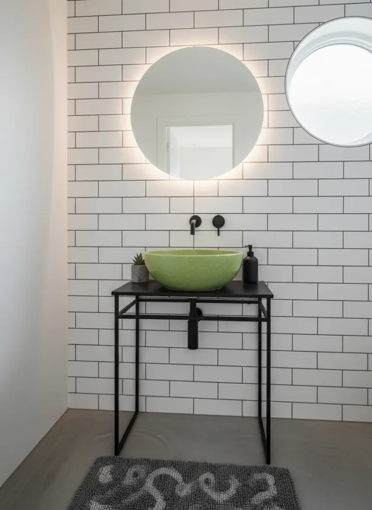 Modern Chartreuse Fixtures