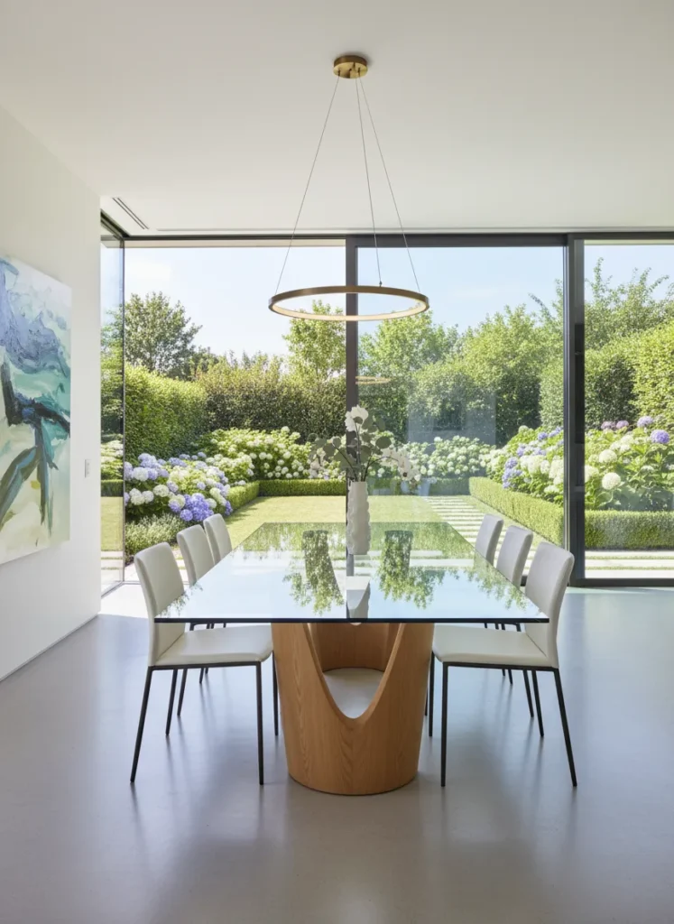 Modern Glass Dining Table