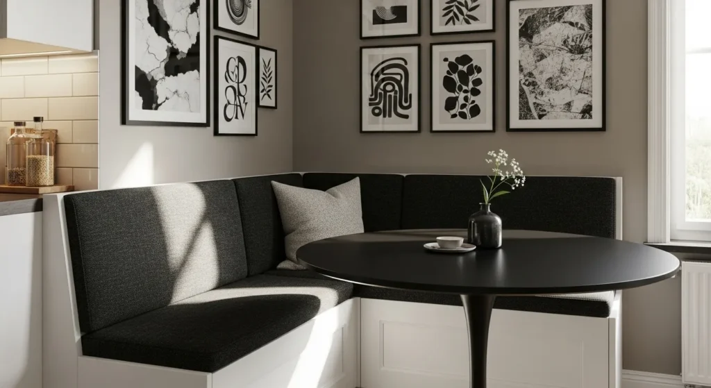 Monochrome Dining Nook