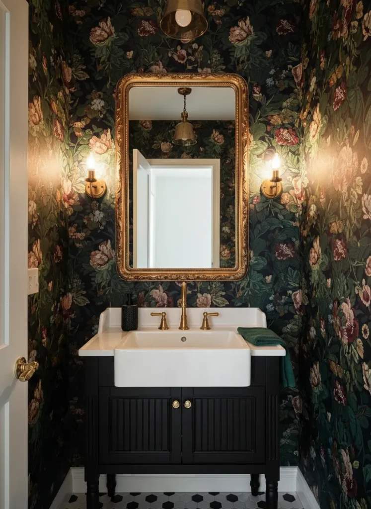 Moody Floral Wallpaper