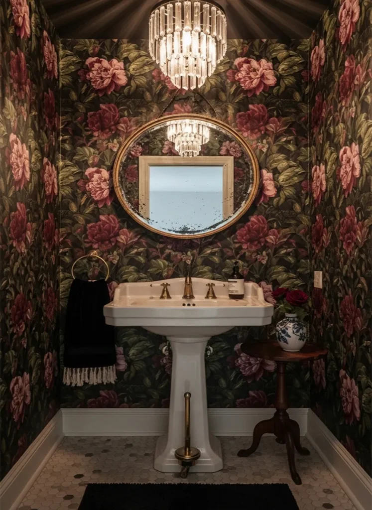 Moody Floral Wallpaper