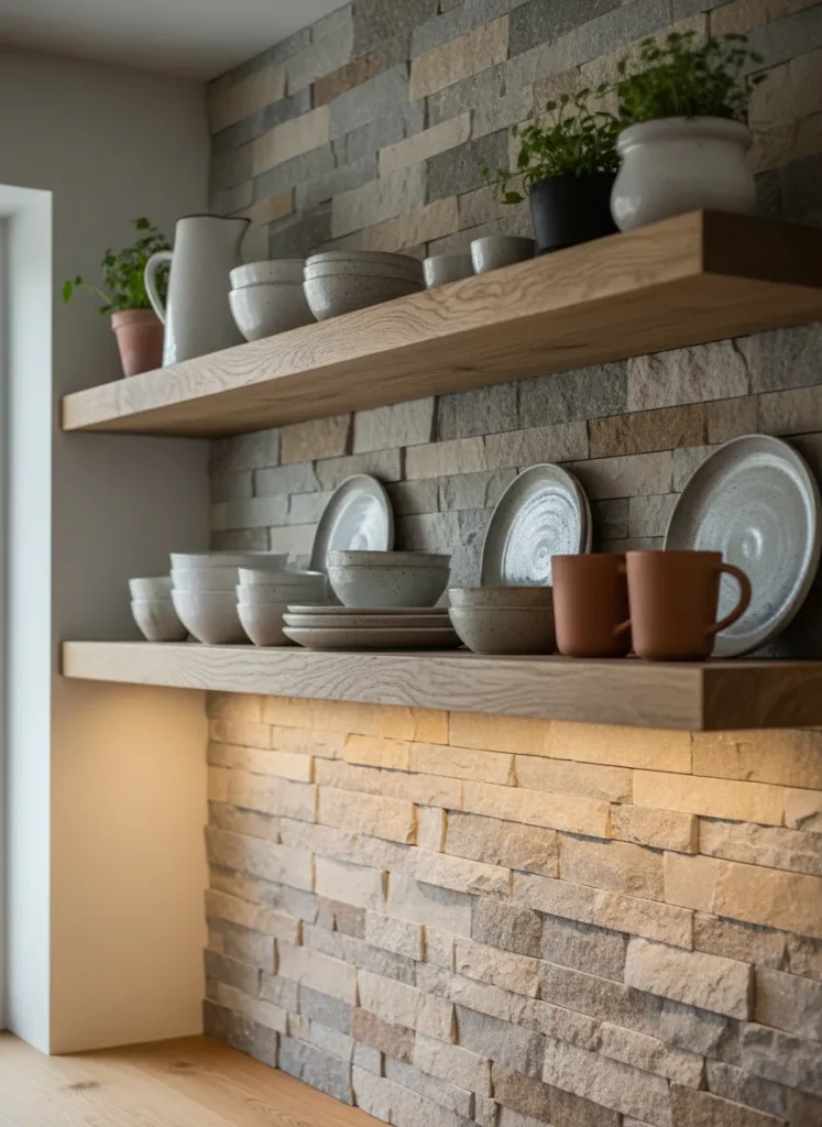 Natural Stone Backsplash