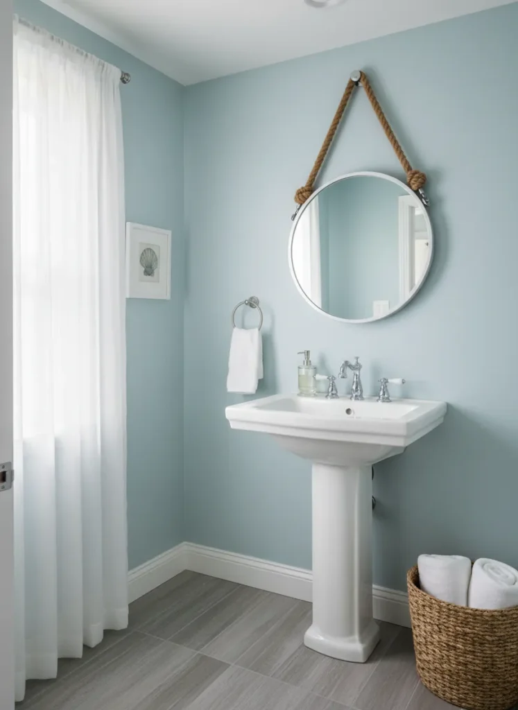 Nautical Rope Hanging Mirror