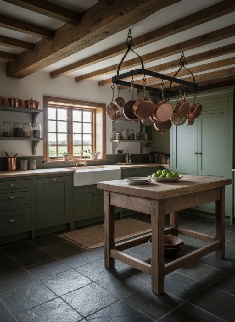 Olive Green and Stone Grey