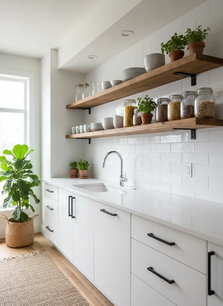 Open Shelving Display