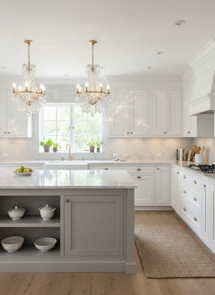 Ornate Crystal Chandeliers