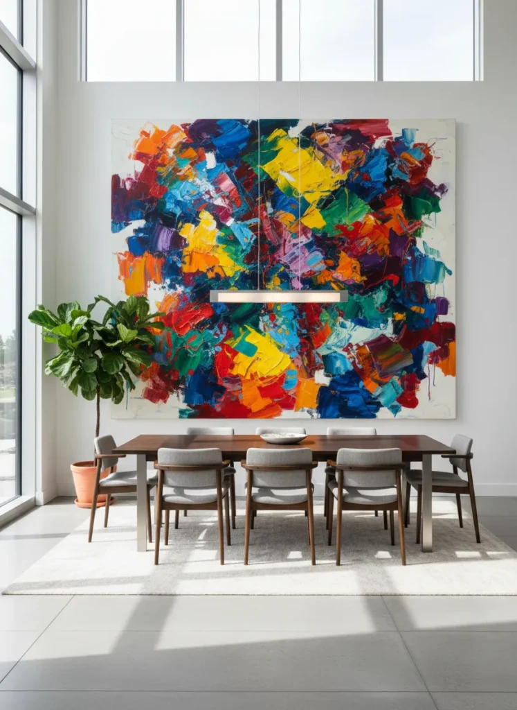 Oversized Abstract Art