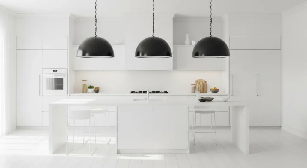 Oversized Black Pendant Lighting