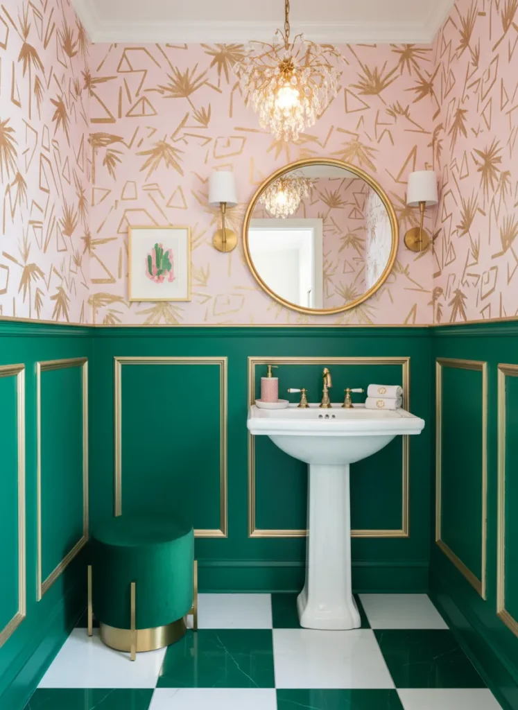 Pink and Green Clash