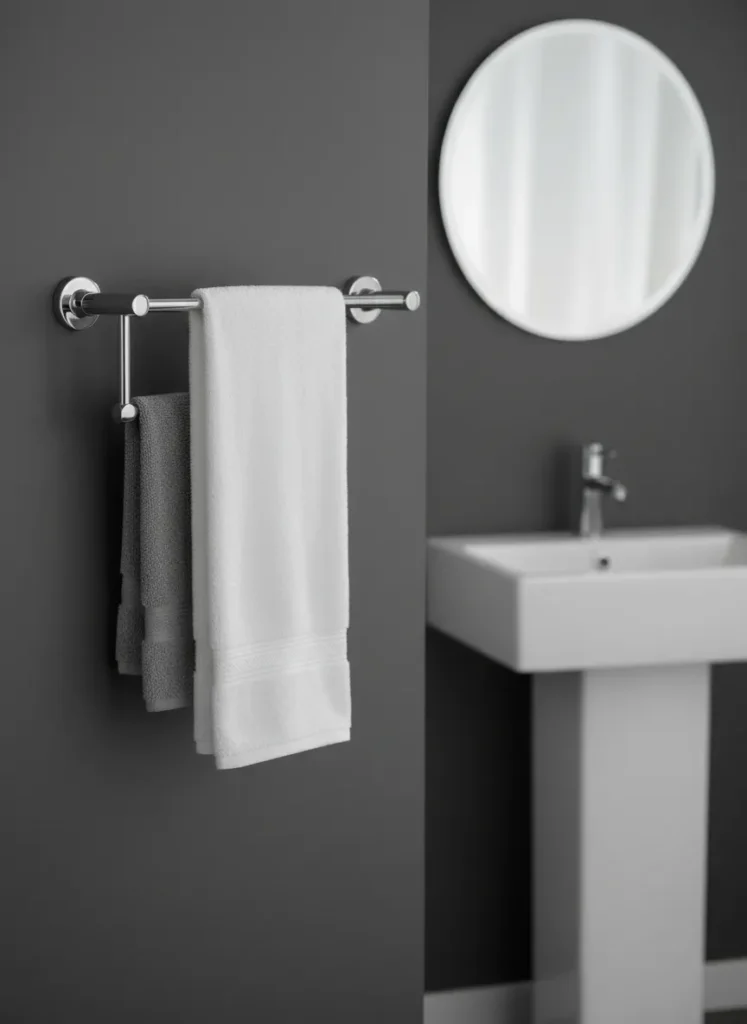 Polished Chrome Swivel Bar