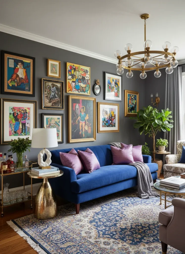 Rich Jewel Tone Accents