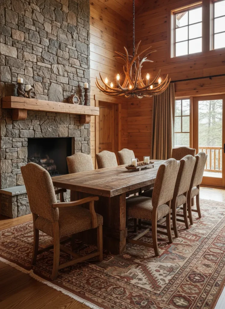 Rustic Antler Chandelier